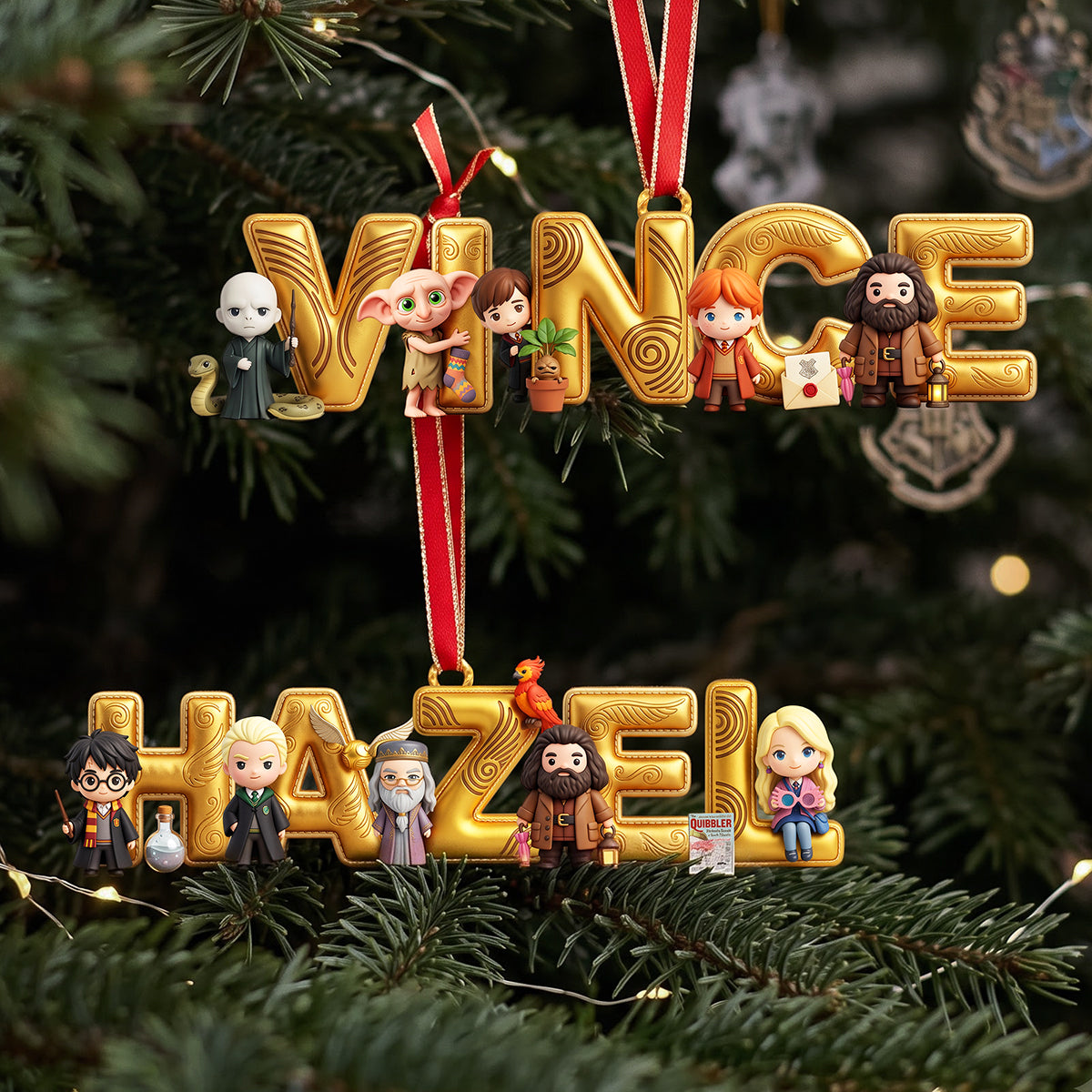 Fantastical Journey Alphabet Christmas Acrylic Ornament - Personalized Christmas Gifts 04pata091026-Homacus