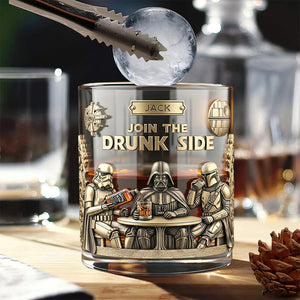 Drunk Galaxy Troop Whiskey Glass, Personalized Gifts For Movie Fans & Drinking Lovers 04qhtn050825-Homacus