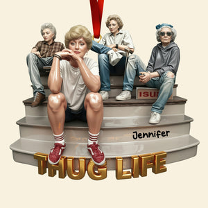 Funny Friends Ornament - Personalized Gift For Christmas Ornament 03OHQN051125-Homacus