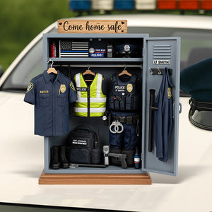 Festive Police Plaque – Custom Christmas Gift For Law Enforcement Heroes 03qhqn290525-Homacus