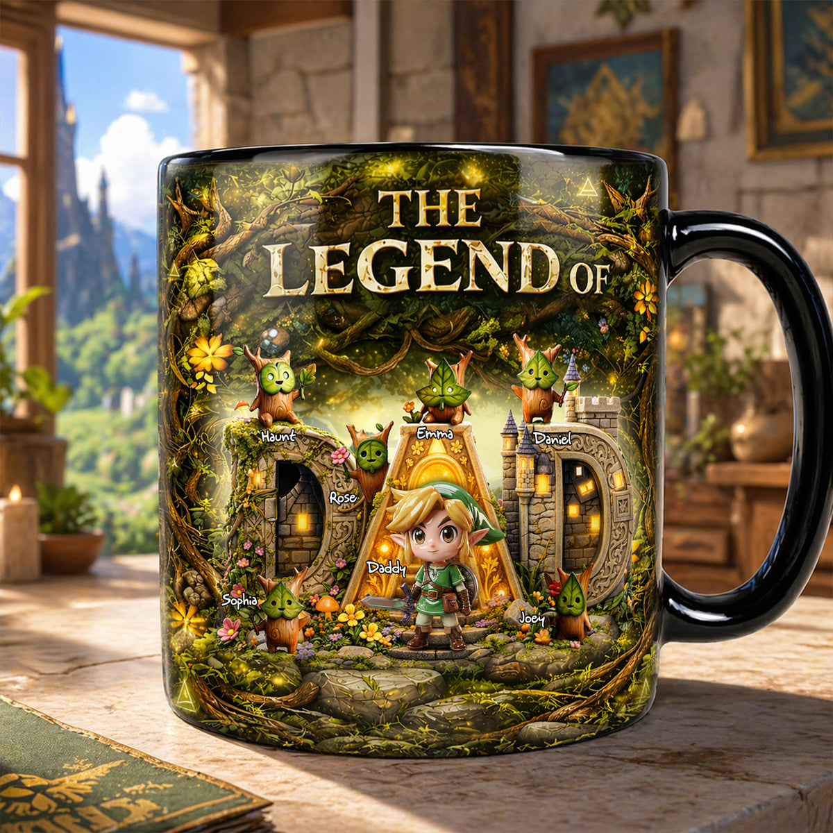 Fantasy Adventure Magic Coffee Mug - Personalized Gifts For Dad 01tolu220426-Homacus