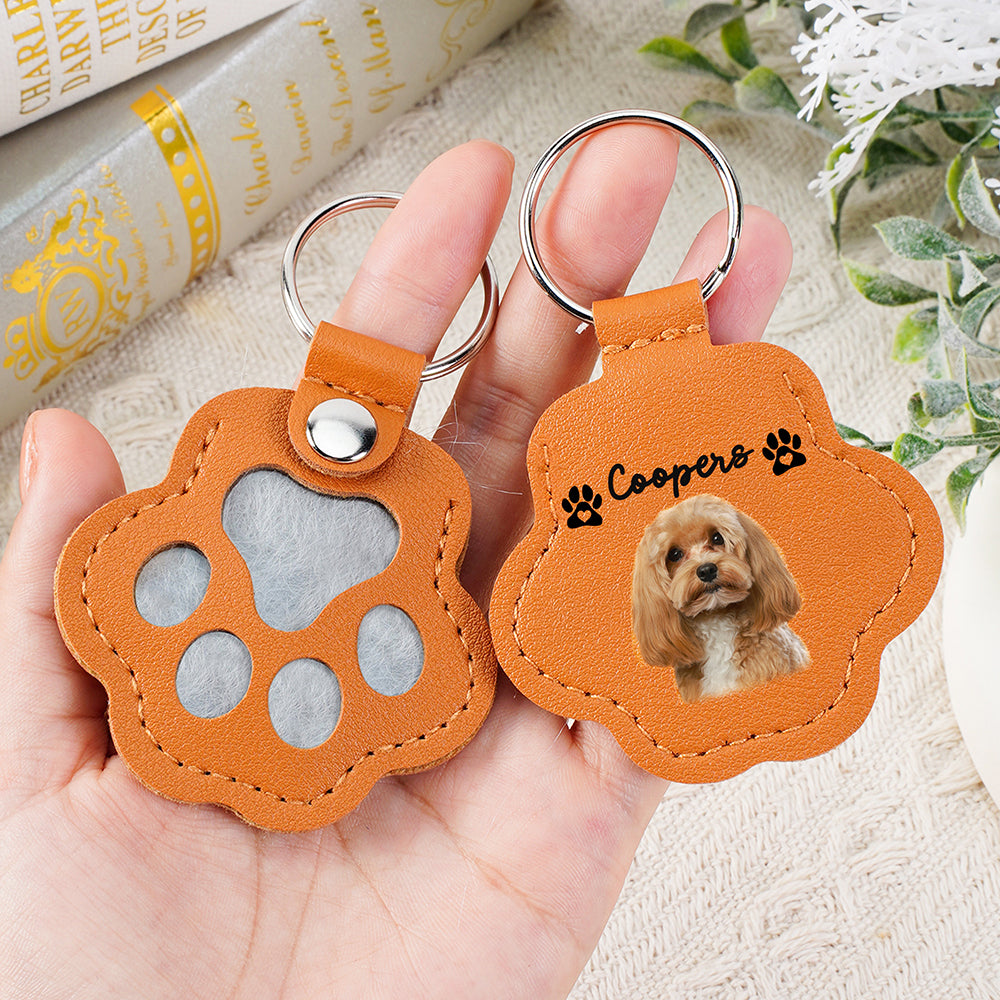 Pet's Photo Memories Hair Storage Keychain - Personalized Heaven Gift For Pet Lovers 05LAQN270825-Homacus
