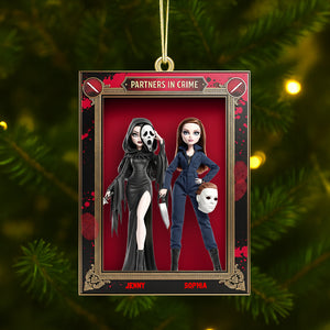 Horror Dolls Personalized Gifts For Besties Christmas Ornament 03natn250825-Homacus