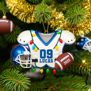 Personalized Gifts For American Football Lovers Christmas Acrylic Ornament 01hutn230825-Homacus