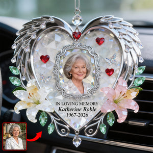 Miss The Angel In Heaven Car Hanging Ornament, Personalized Keepsake To Remember Loved One 04qhqn120126-Homacus