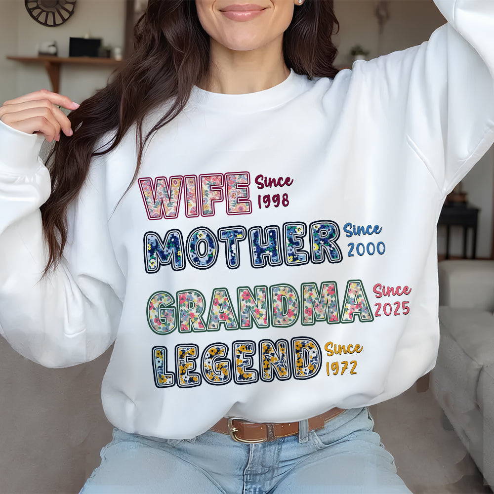 Custom Year Mom Shirt - Personalized Gift For Mom 03XQLU260325-Homacus