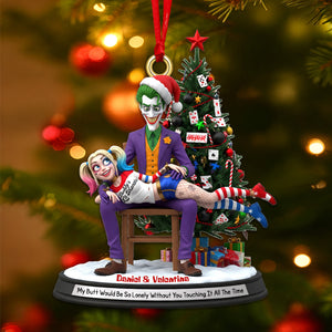 Personalized Gifts For Christmas, Mischievous Couple Acrylic Ornament 03namg090925-Homacus