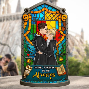 Wizard Couple Acrylic Plaque Personalized Gifts For Couple 02HUDT020525TM-Homacus