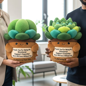 Succulent Plant Custom Shaped Pillow - Personalized Gifts For Coworker 07NAMG151125