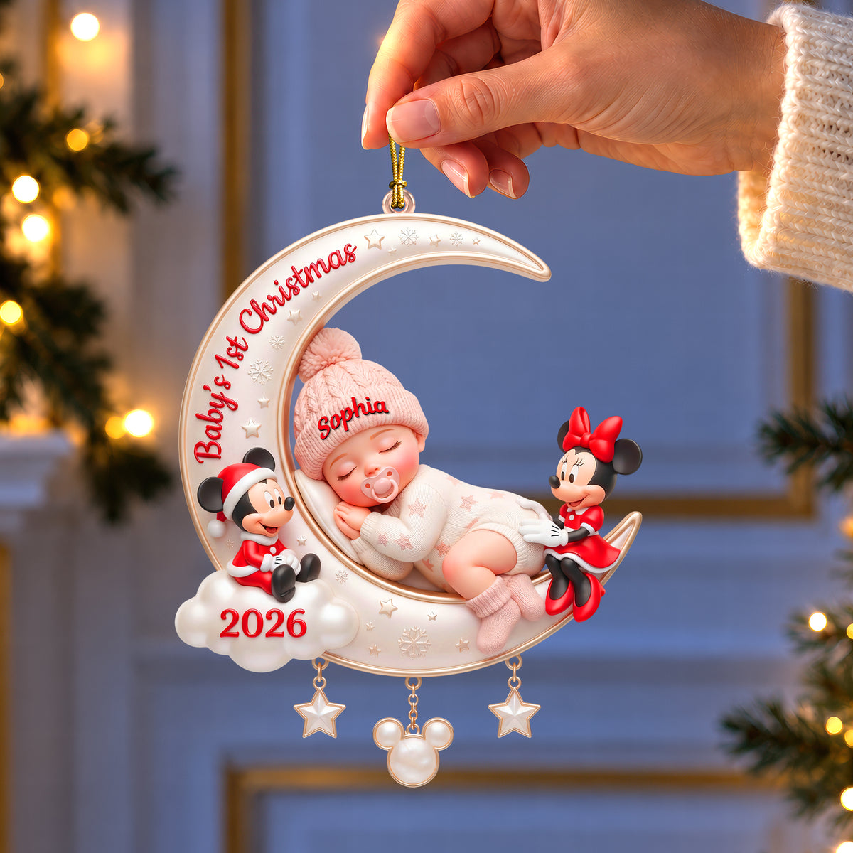 First Christmas Baby Ornament - Personalized Gifts For Newborn Christmas Ornament 04TYQN021026