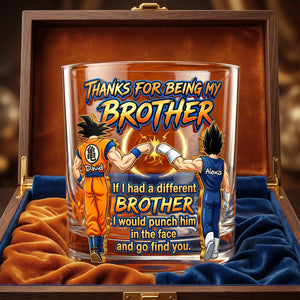 Ultimate Warriors Brothers Drinking Glass - Personalized Gifts For Brothers 03nadh060626
