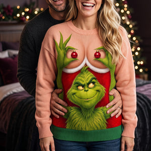 Naughty Ugly Sweater - Personalized Gifts For Christmas 04hadt191026-Homacus
