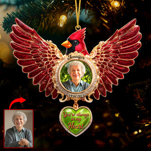 Cardinal Memorial Christmas Ornament – Custom Photo Gifts For Loved Ones In Heaven 02tgqn011025-Homacus