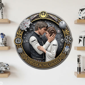 Galactic Love Personalized Gifts For Couple Wood Sign Forever In This Galaxy 01ohtn170725-Homacus