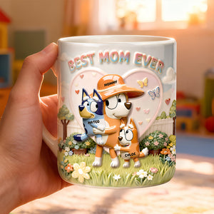 Mom and Kid Coffee Mug - Personalized Gifts For Mother's Day 01nadt070226-Homacus