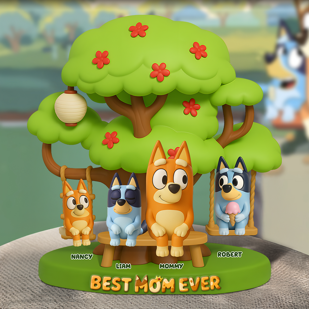 Personalized Gifts For Mom Plaque Best Mom Ever 05OHPU080425-Homacus