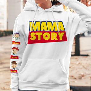 Mama Story Personalized Christmas Gifts For Mom Shirt 021KAQN150425-Homacus