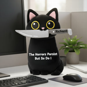 Black Cat Custom Shape Pillow - Personalized Gifts For Coworker 02huqn151125-Homacus