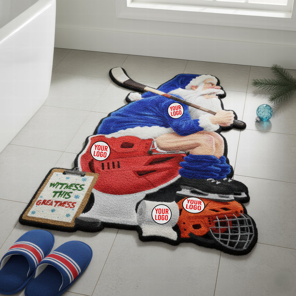 Strong Rivalry Sports Doormat – Personalized Gift for Sports Lovers 03QHQN231025-Homacus