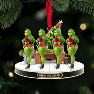 Coworker Merry A**mas Ornament - Personalized Gifts For Coworkers 04ohlu071125-Homacus