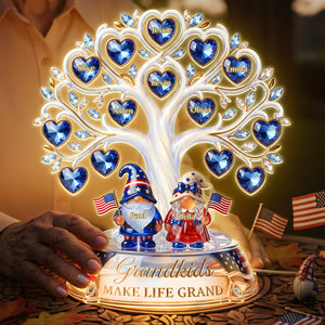 American Gnome Grandparent Light Box - Personalized Gifts For Grandparents 03pata020426-Homacus