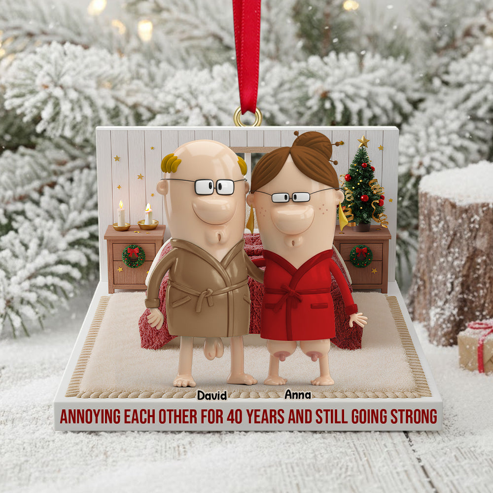 Personalized Funny Gifts For Old Couple Christmas Ornament 03natn021125-Homacus