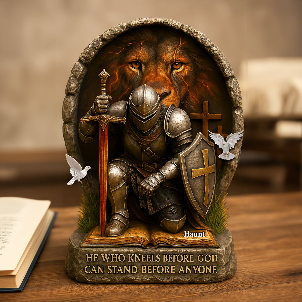 Jesus In Man's Heart Acrylic Plaque - Personalized Gifts For Jesus Lover 02HULU140525-Homacus