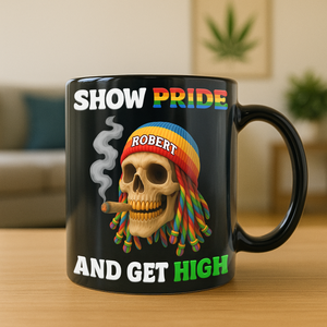 Show Pride And Get High Mug - Personalized Gifts For LGBT Smokers 02topu050625-Homacus