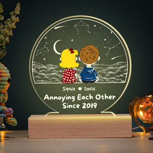 Personalized Gifts For Couple 3D LED Light 03OHDT071224HG-Homacus