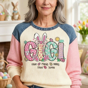 Cute Easter Bunny 3D Sweatshirt - Personalized Gifts For Grandma 01naqn240226-Homacus