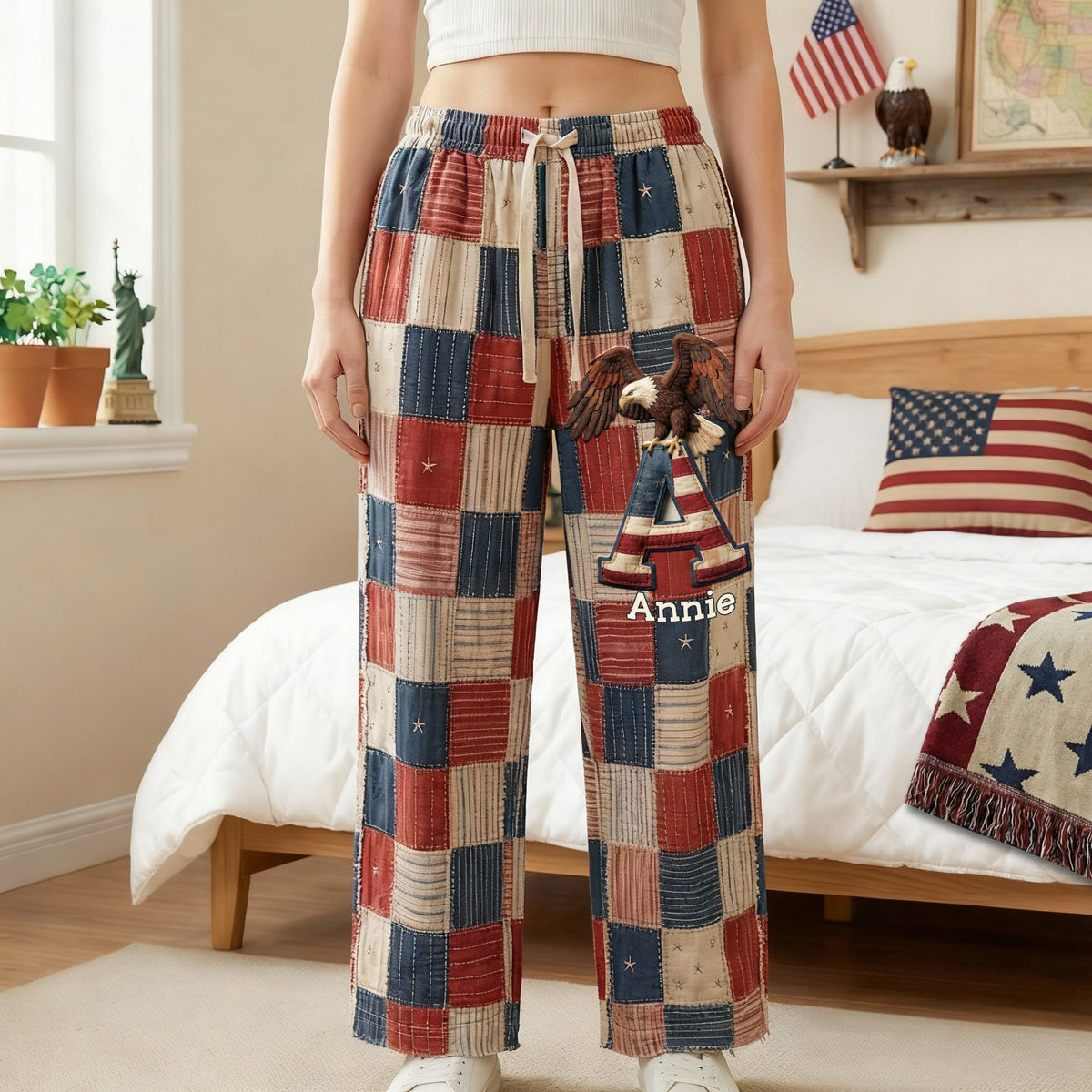 250th America Anniversary Alphabet Pajama Set - Personalized Gifts For Patriots 06palu280126-Homacus