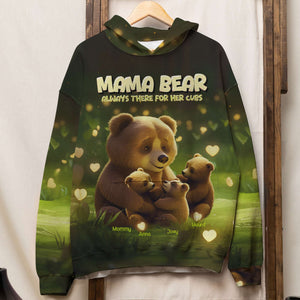 Mama Bear Shirt - Personalized Gift For Mother 02QHLU060325-Homacus
