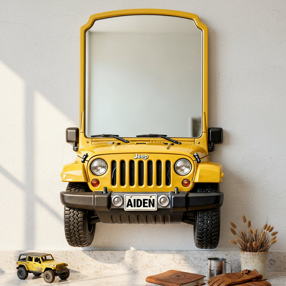 Off-road Custom Shaped Mirror - Personalized Gifts For Off-road Lovers 03hyta230126-Homacus