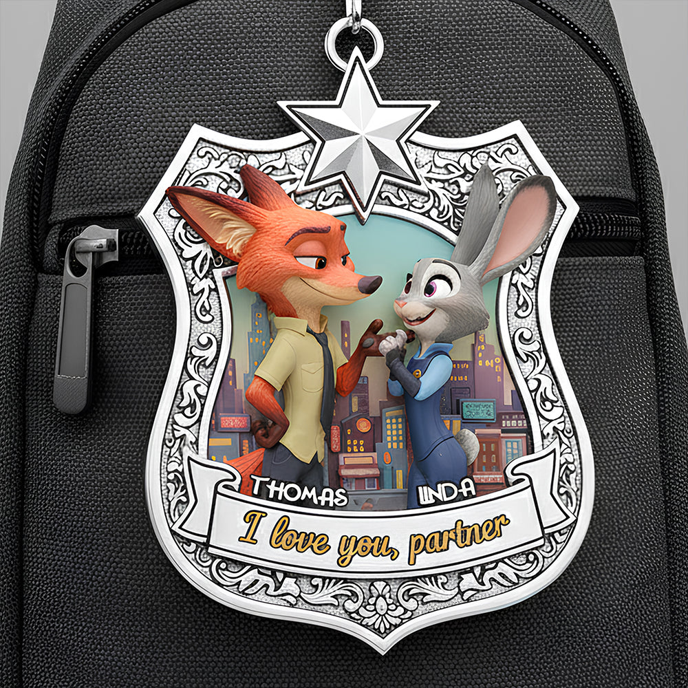 I Love You Partner Keychain Personalized Gifts For Couple 02KIDT061225-Homacus