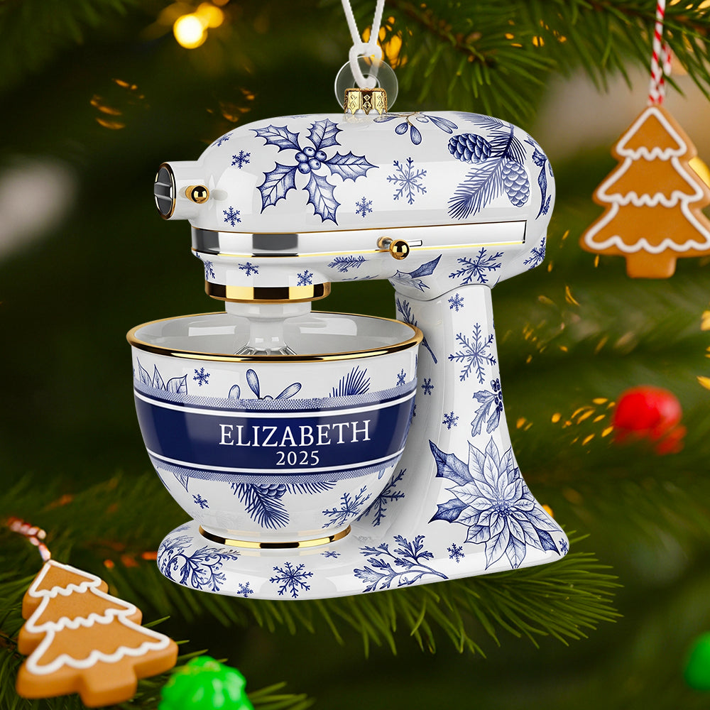 Baking Mixer Christmas Ornament Personalized Gifts For Bakers 02PGDT260825-Homacus