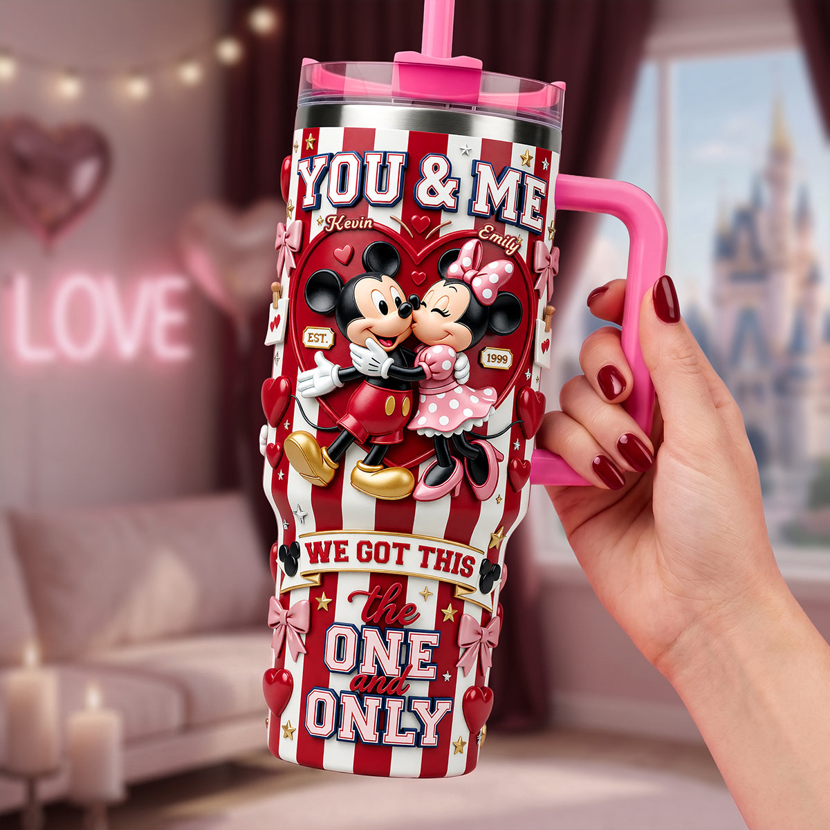 You And Me We Got This Tumbler With Handle - Personalized Gifts For Couple 02pata220726