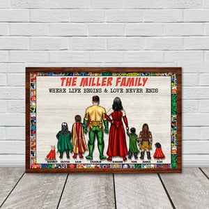 Personalized Gifts For Family Wood Sign 07NALH150223TM-Homacus