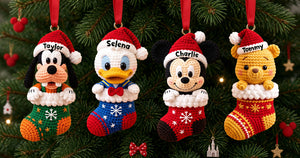 Knitting Characters Christmas Ornament - Personalized Gifts For Christmas 03tylu121026-Homacus