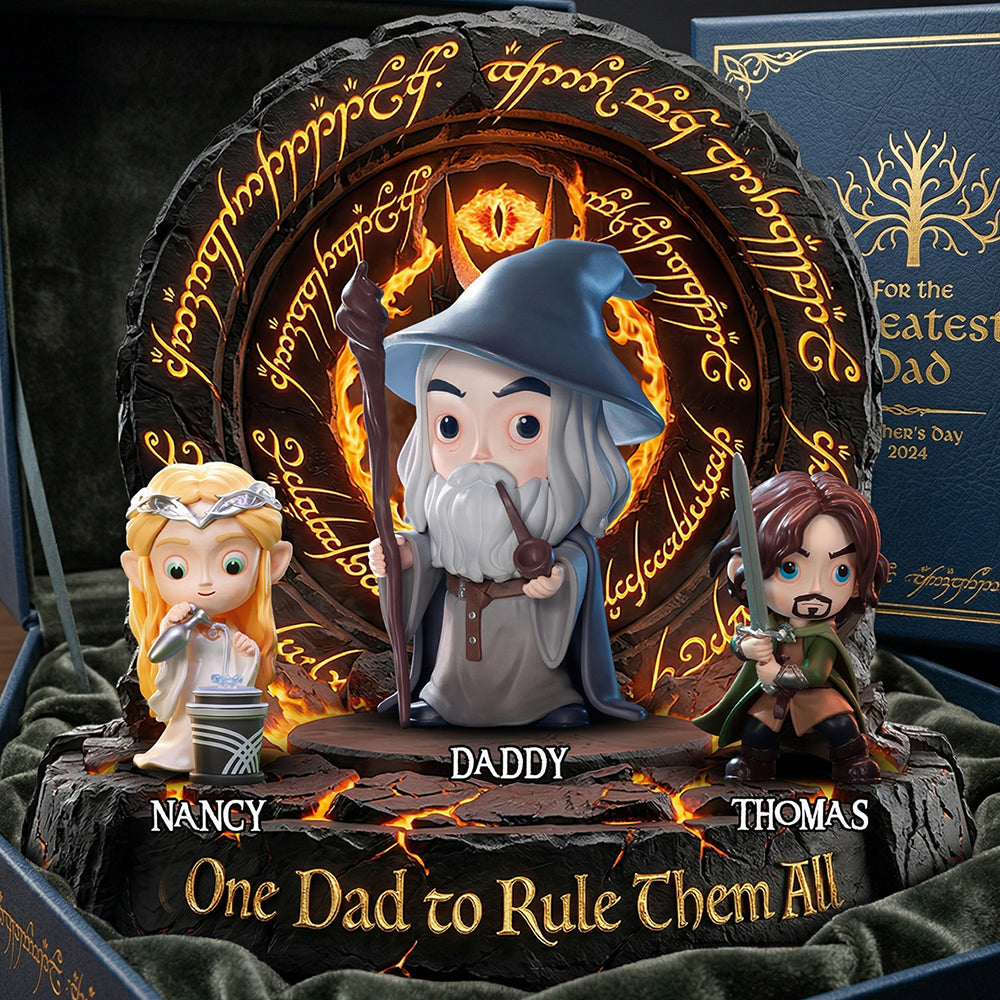 One Dad To Rule Them All Acrylic Plaque - Personalized Gifts For Dad 02hudt280326-Homacus