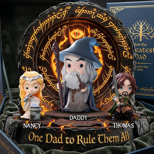 One Dad To Rule Them All Acrylic Plaque - Personalized Gifts For Dad 02hudt280326-Homacus