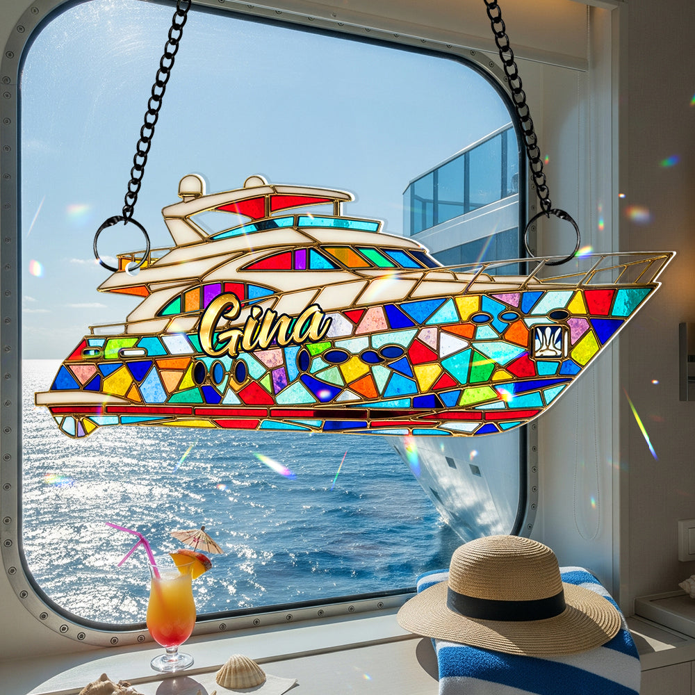 Cruise Suncatcher Ornament Personalized Gifts for Cruise Lovers 02PGDT300725-Homacus