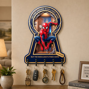 Masked Hero Acrylic Key Hanger - Personalized Gifts For Family 04hadh030826-Homacus