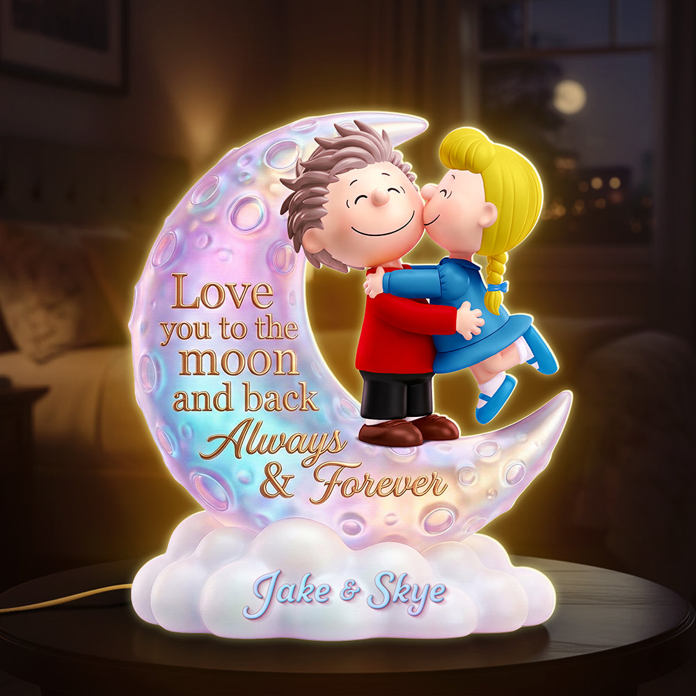 Lovely Couple Acrylic Light Box - Personalized Gifts For Couple 02huta241225-Homacus