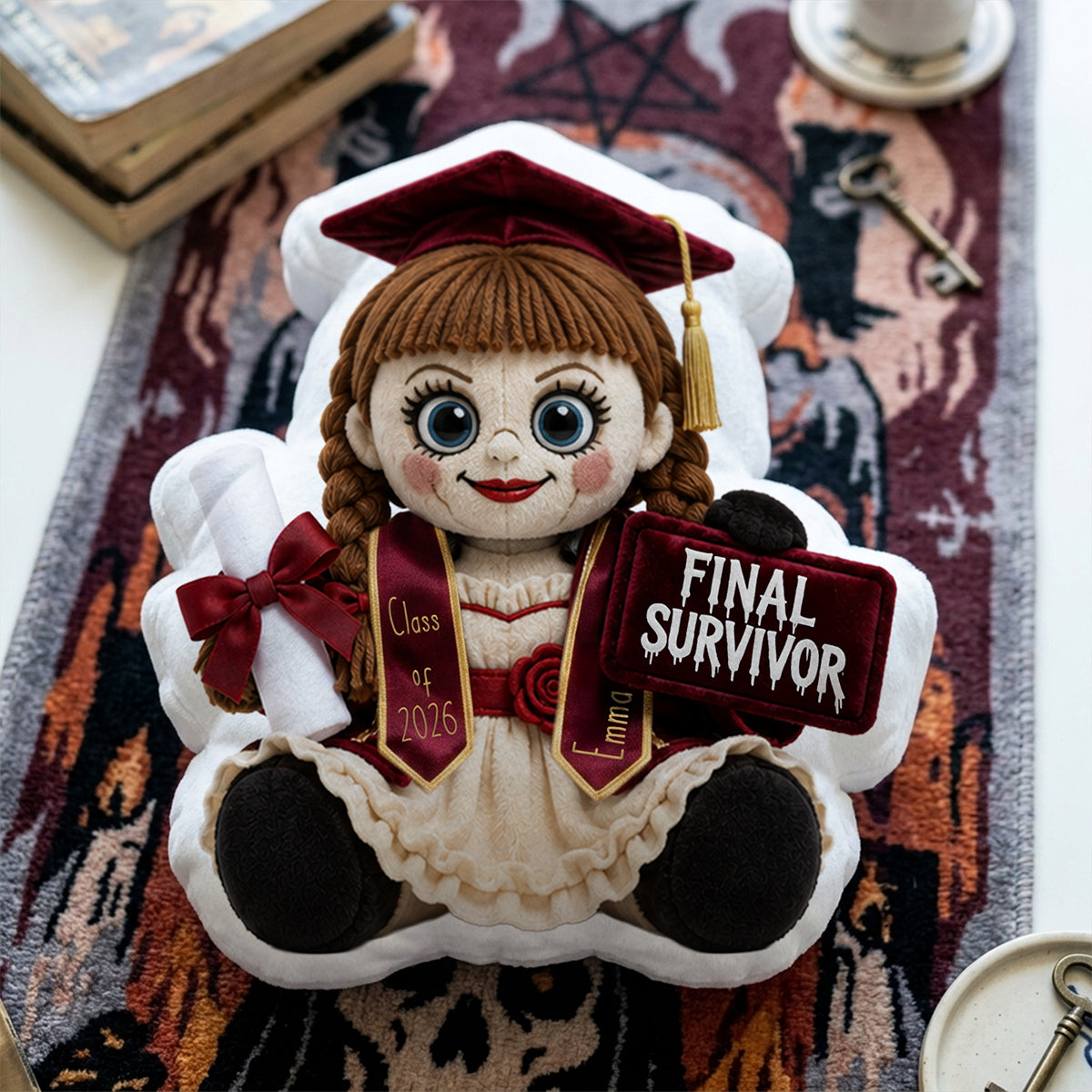 Final Survivor - Celebrate Graduation Custom Shape Pillow - Personalized Gifts For Graduates 01pata130526-Homacus