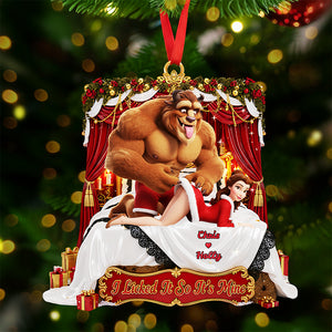 Personalized Gifts For Christmas, Naughty Couple Acrylic Ornament 01nata220925-Homacus