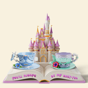 Best-tea Castle Acrylic Plaque - Personalized Gifts For Best Friends 02NAQN030625-Homacus