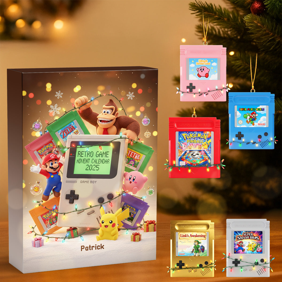 Retro Pocket Gaming Blind Box - Personalized Gifts For Gamers Christmas Advent Calendar 04NAMG031125-Homacus