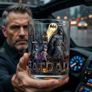 Like a Normal Dad But Cooler Round Glass - Personalized Gifts For Dad 04OHQN190526-Homacus