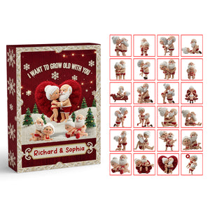 Naughty Couple Blind Box - Personalized Gifts For Old Couple Christmas Advent Calendar Blind Box 02OHQN211025-Homacus