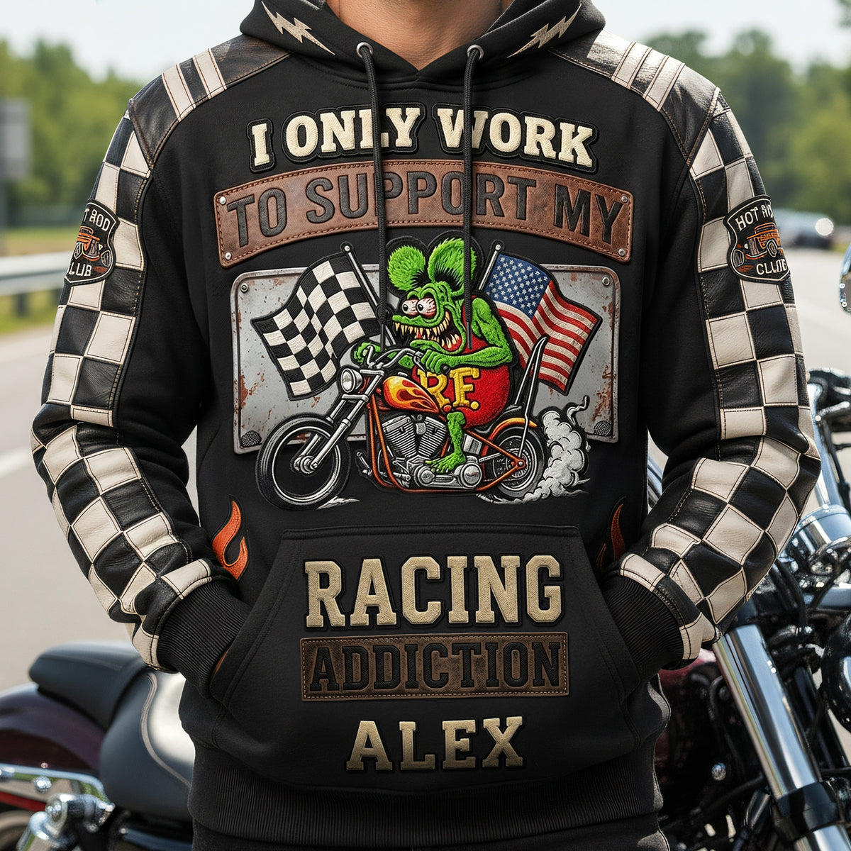 Racing Addiction 3D Shirt - Personalized Gifts For Hot Rod Lovers 01pata120326-Homacus